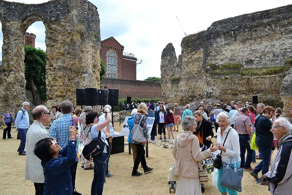 Reading Abbey Revealed Official Re-opening Photo