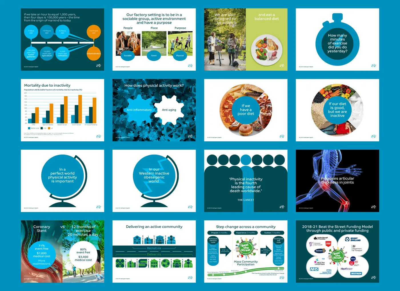 Intelligent Health Website Digital PowerPoint