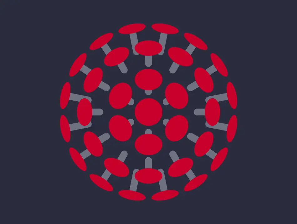 Cream Coronavirus graphic
