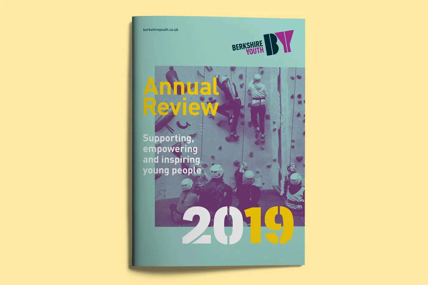 Berkshire Youth report cover design