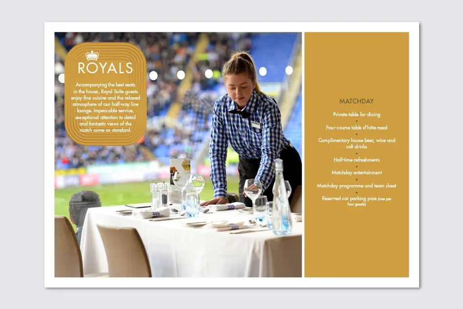 Reading FC Hospitality Brochure