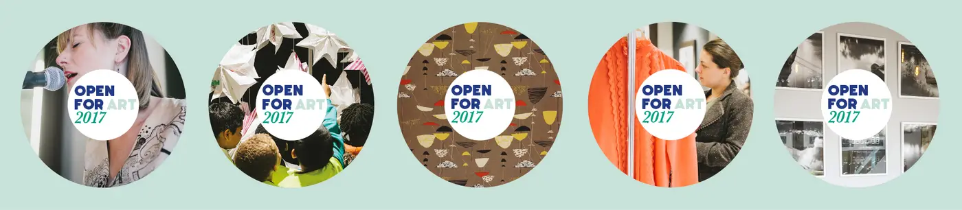 Open For Art Logos