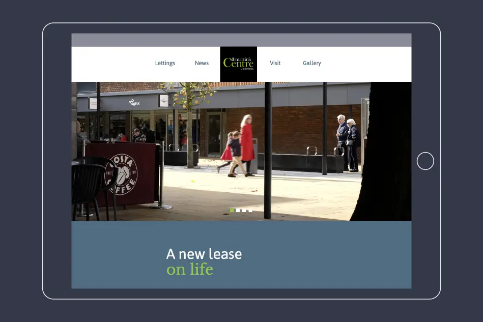 St. Martin‘s Centre website design