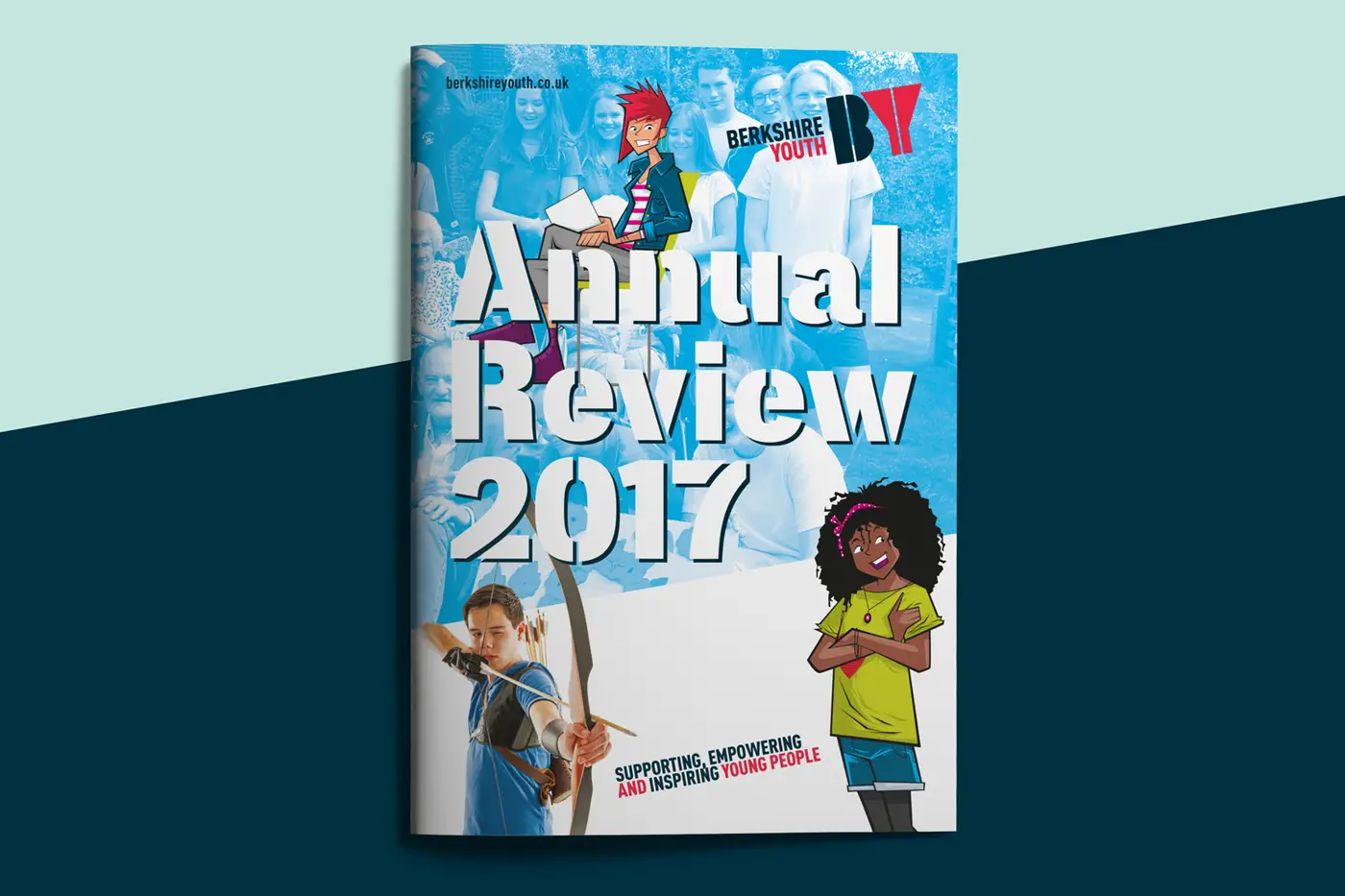 Berkshire Youth report cover design
