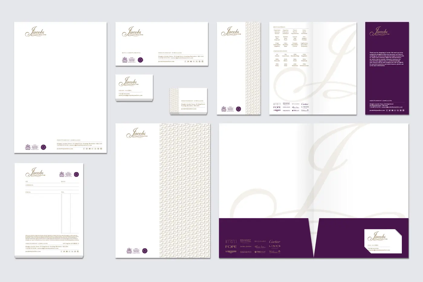 Jacobs Stationery Range