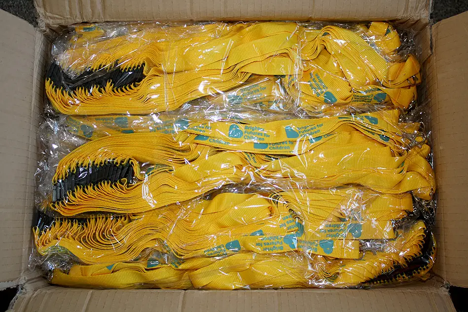 Brighter Futures lanyards