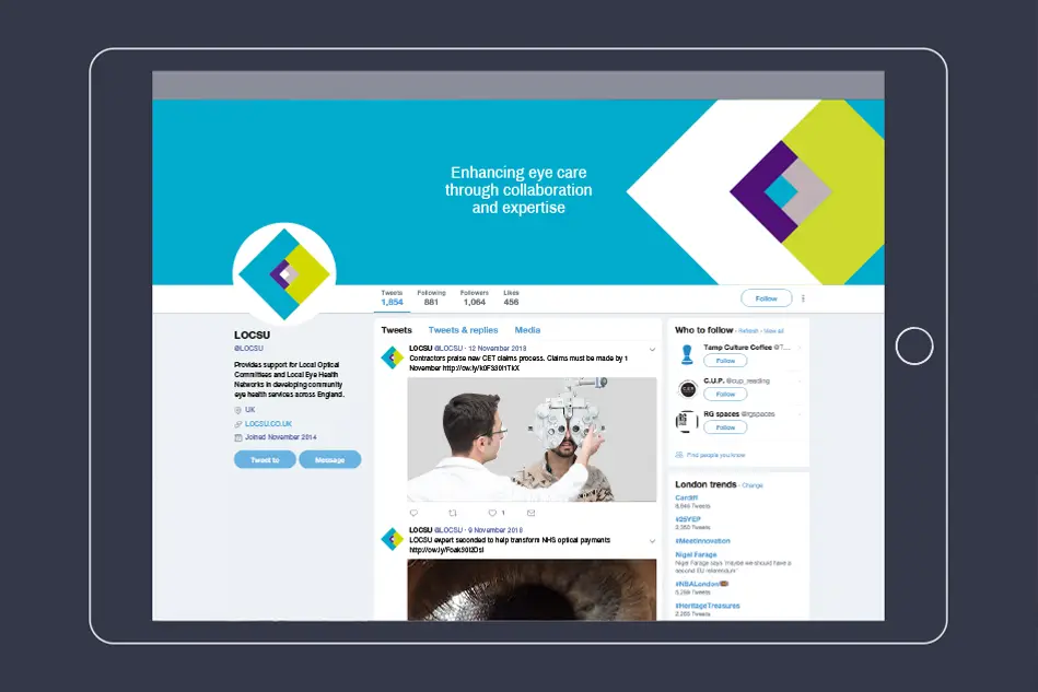 LOCSU social media branding