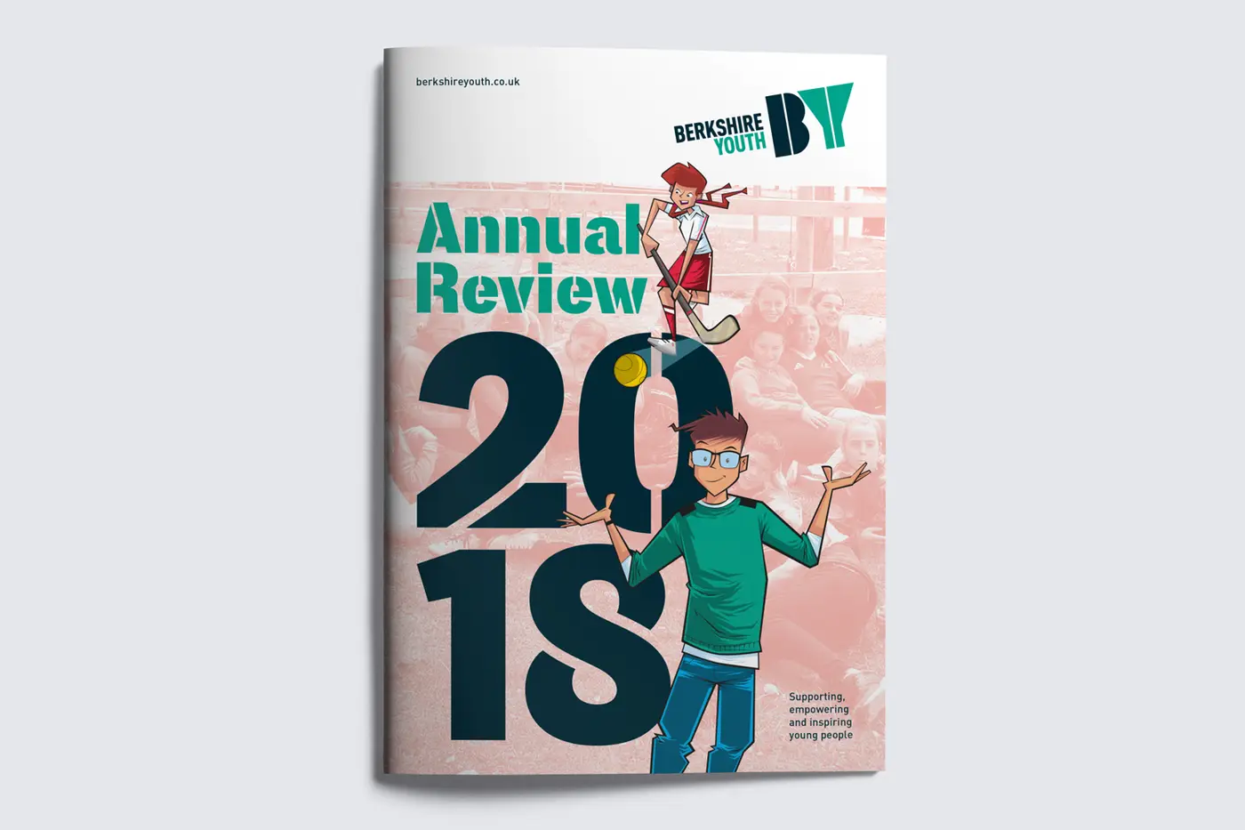Berkshire Youth report cover design