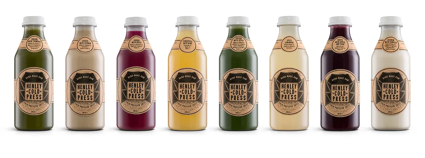 Henley Cold Press Full Range Bottles