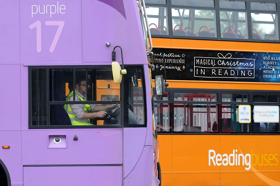 Magical Reading bus advertisment