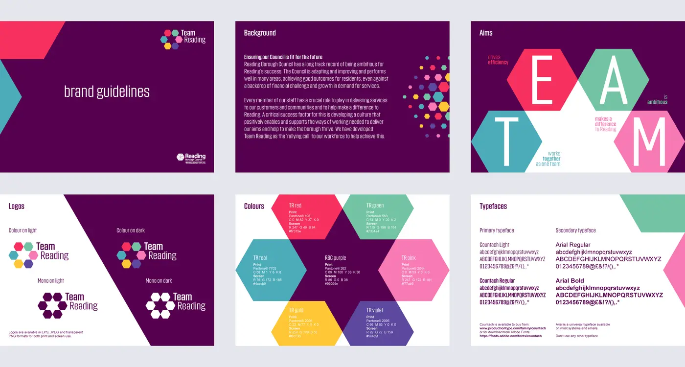 Team Reading brand guidelines