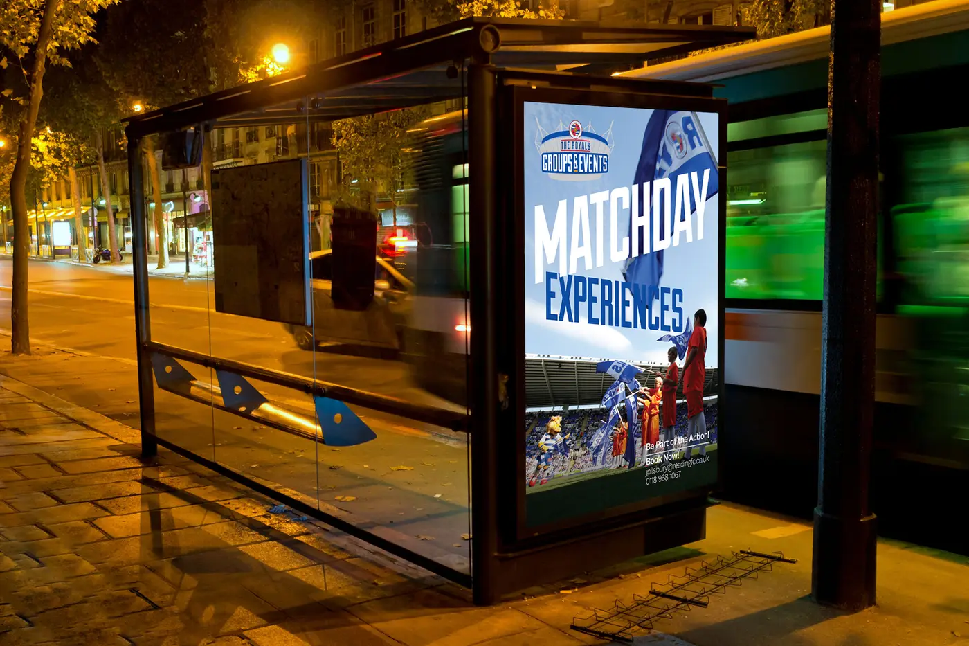 Reading FC Matchday Experience Poster Design