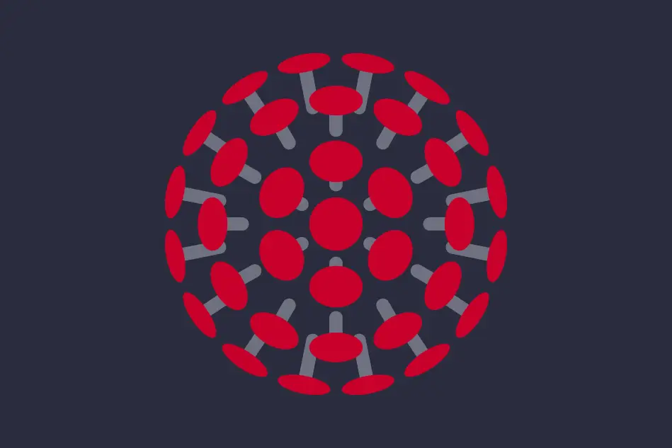 Cream Coronavirus graphic