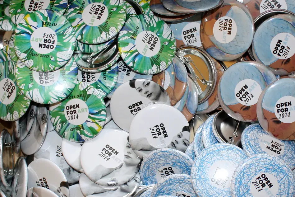 Open For Art Badges