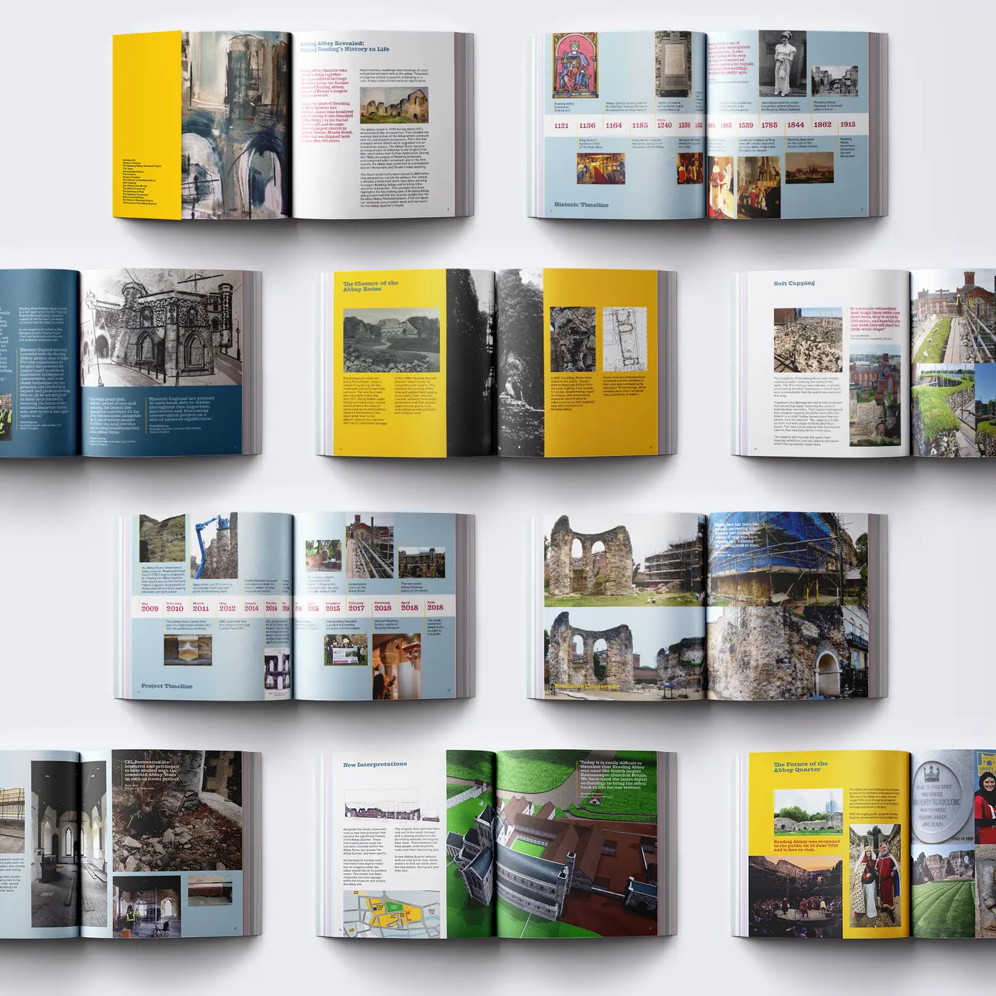 Reading Abbey Revealed Brochure Spreads